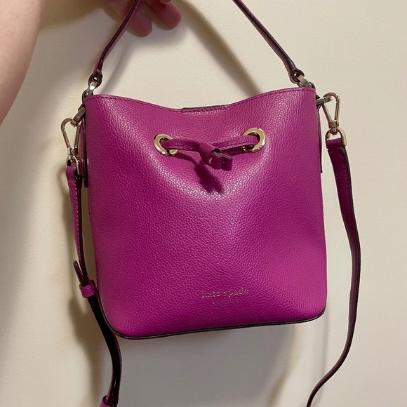 Kate Spade Fuchsia Pink Bucket Bag - Picture 1 of 5